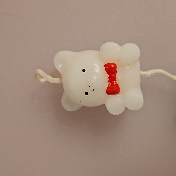 Avon gift collection 3 Wee Teddy Candles 1987   NIB Vintage - Picture 6 of 6